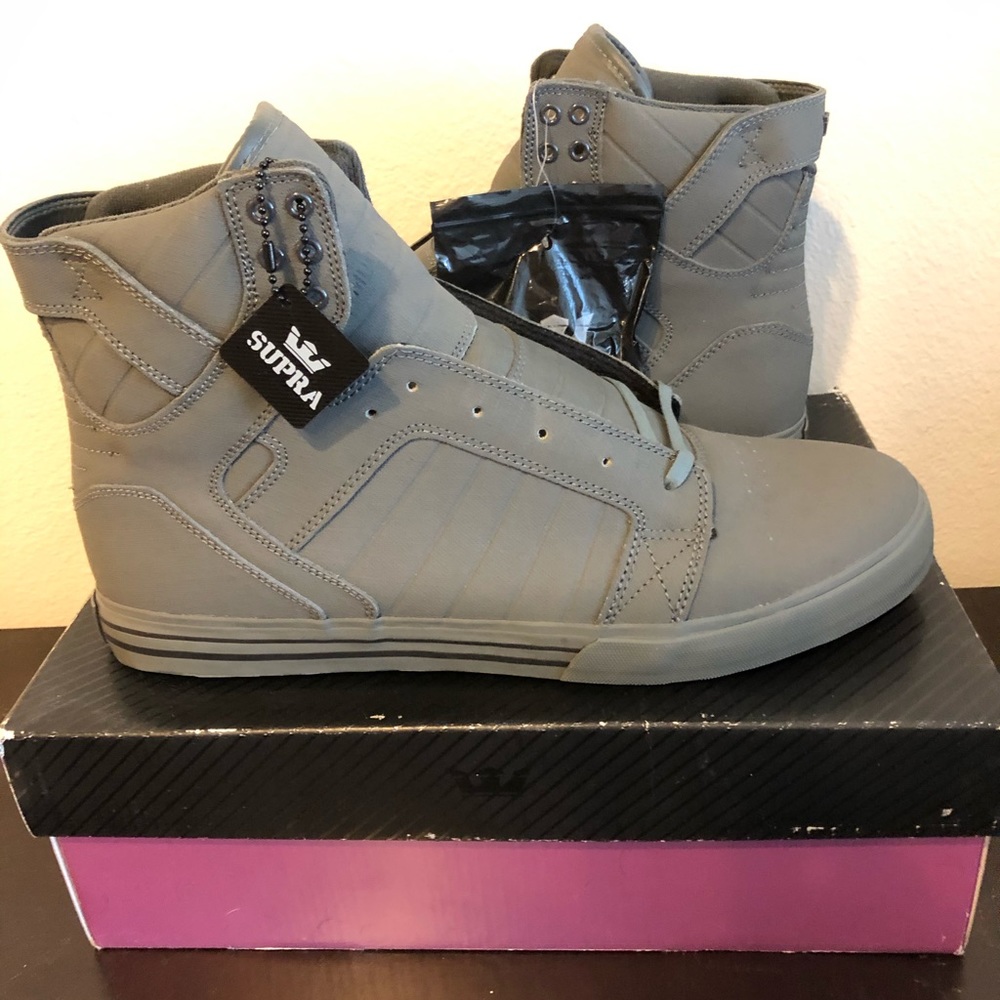 Supra Tuf Grey Gunny Skytop